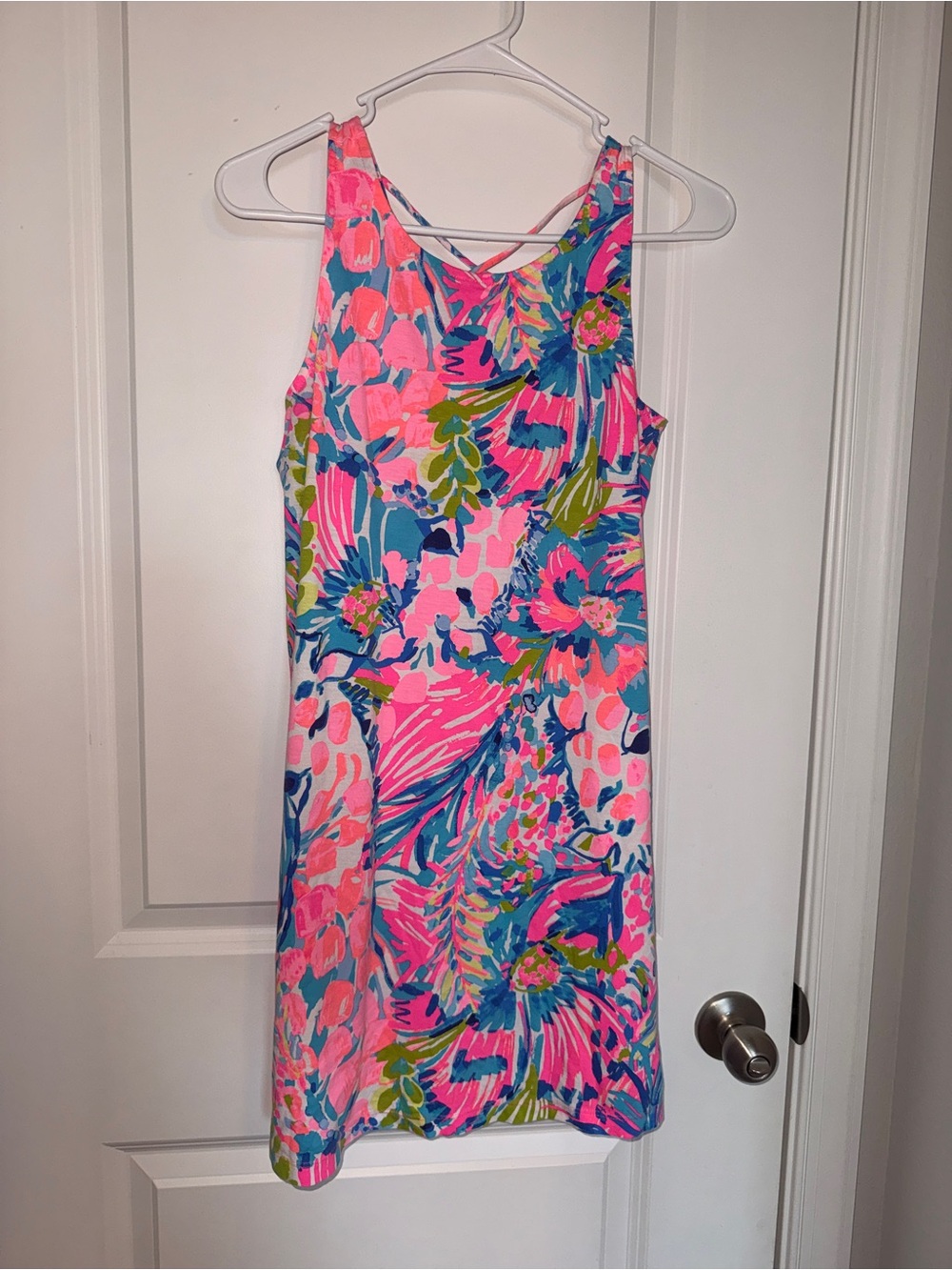 Lilly Pulitzer Gumbo Limbo Swing Tropical Print Tank Top - Pink, Blue & Green